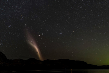 Poolewe Beach House, stunning night sky